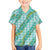 Hawaii Jade Vine Lei Hawaiian Shirt Aloha Palaka Motif - Turquoise - Polynesian Pride