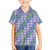 Hawaii Jade Vine Lei Family Matching Off Shoulder Maxi Dress and Hawaiian Shirt Aloha Palaka Motif - Purple - Polynesian Pride