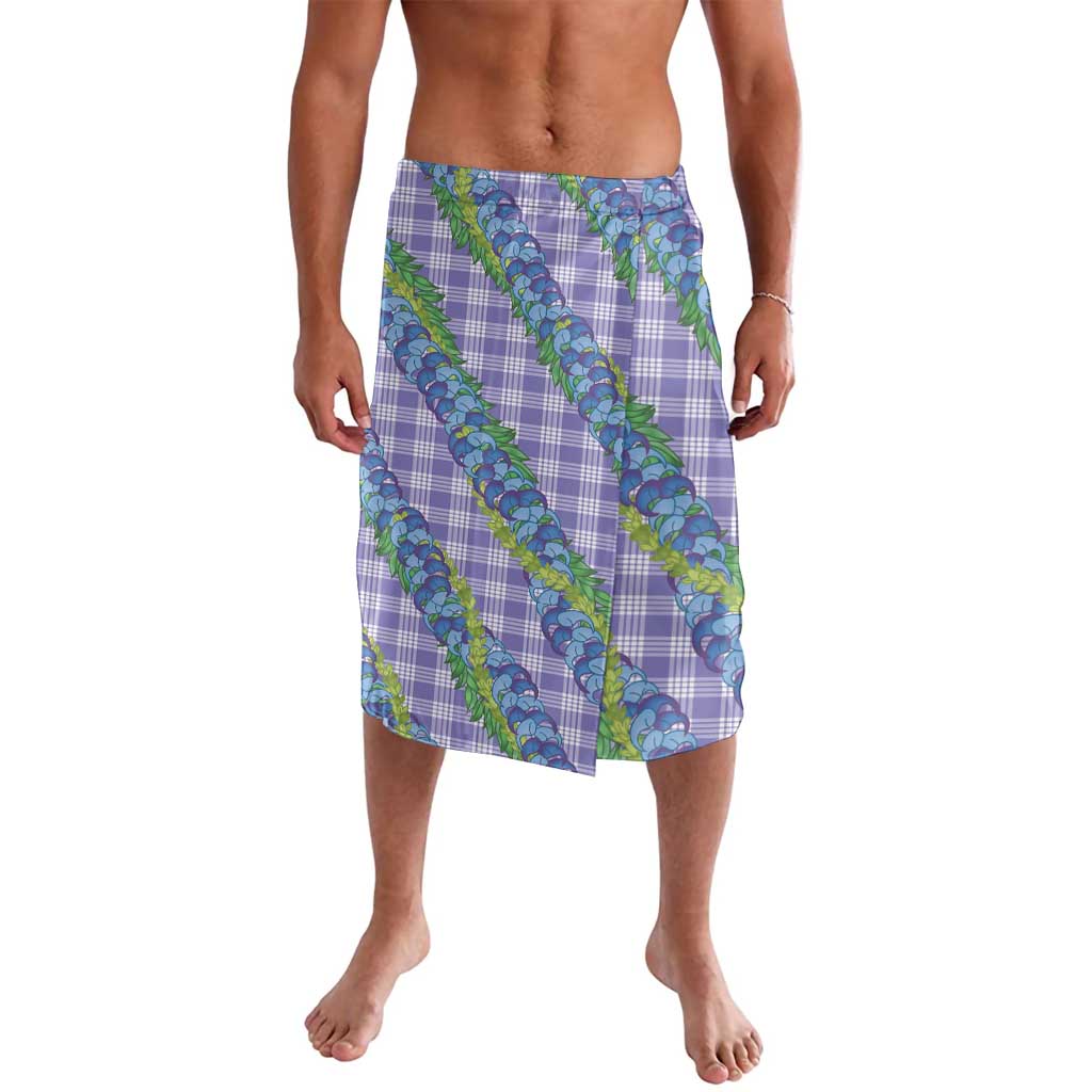 Hawaii Jade Vine Lei Lavalava Aloha Palaka Motif - Purple - Polynesian Pride