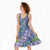 Hawaii Jade Vine Lei Midi Dress Aloha Palaka Motif - Purple - Polynesian Pride