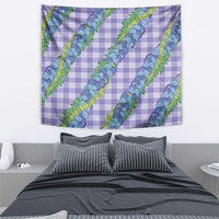 Hawaii Jade Vine Lei Tapestry Aloha Palaka Motif - Purple LT14 - Polynesian Pride