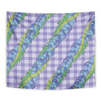 Hawaii Jade Vine Lei Tapestry Aloha Palaka Motif - Purple LT14 - Polynesian Pride