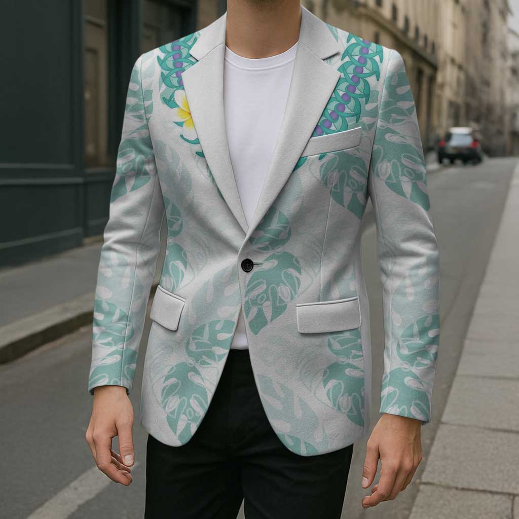 Jade Vine Lei Hawaii Blazer Aloha Seamless Tropical Leaves - Polynesian Pride