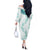 Jade Vine Lei Hawaii Off The Shoulder Long Sleeve Dress Aloha Seamless Tropical Leaves - Polynesian Pride