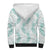 Jade Vine Lei Hawaii Sherpa Hoodie Aloha Seamless Tropical Leaves - Polynesian Pride