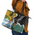 Rugby 2025 Championship Leather Tote Bag Southern Hemisphere Countries Mascots - Polynesian Pride