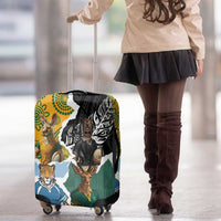 Rugby 2025 Championship Luggage Cover Southern Hemisphere Countries Mascots LT14 - Polynesian Pride