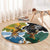 Rugby 2025 Championship Round Carpet Southern Hemisphere Countries Mascots - Polynesian Pride