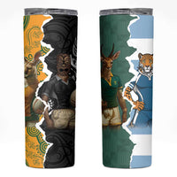 Rugby 2025 Championship Skinny Tumbler Southern Hemisphere Countries Mascots - Polynesian Pride