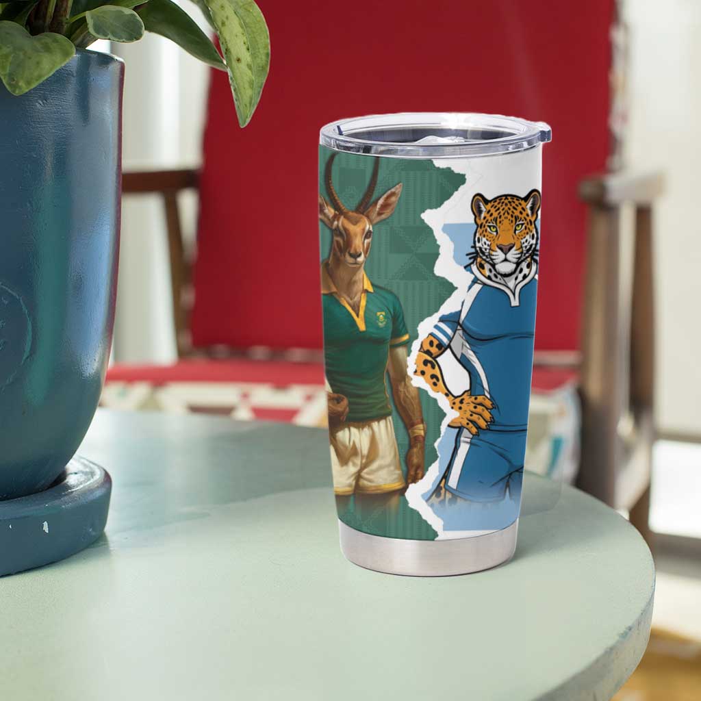 Rugby 2025 Championship Tumbler Cup Southern Hemisphere Countries Mascots - Polynesian Pride