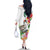 Aloha Hawaii Nene Goose Family Matching Off The Shoulder Long Sleeve Dress and Hawaiian Shirt Tropical Flowers Watercolor Stylized - Polynesian Pride