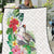 Aloha Hawaii Nene Goose Quilt Tropical Flowers Watercolor Stylized - Polynesian Pride