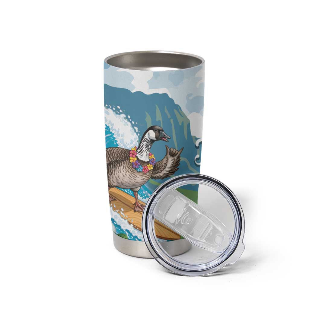 Aloha Hawaii Shaka Nene Goose Tumbler Cup Surfing Take It Easy - Polynesian Pride
