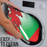 New Zealand and Wales Rugby Custom Bathroom Set Aotearoa All Black Combine Welsh Dragon - Polynesian Pride