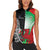 New Zealand and Wales Rugby Custom Women Sleeveless Polo Shirt Aotearoa All Black Combine Welsh Dragon - Polynesian Pride