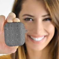 Black White Filipino Binakol Motifs AirPods Case Mabuhay Philippines Festival Kusikus Pattern LT14 - Polynesian Pride