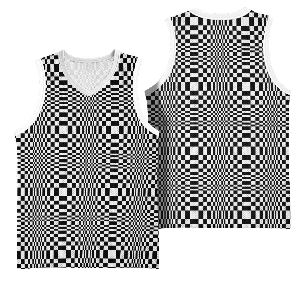Black White Filipino Binakol Motifs Basketball Jersey Mabuhay Philippines Festival Kusikus Pattern LT14 - Polynesian Pride