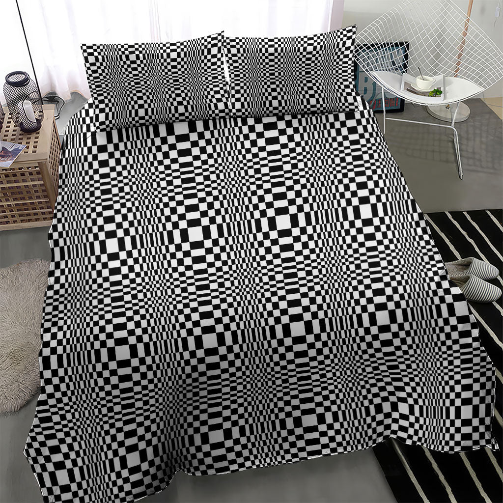 Black White Filipino Binakol Motifs Bedding Set Mabuhay Philippines Festival Kusikus Pattern LT14 - Polynesian Pride