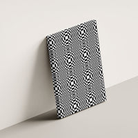 Black White Filipino Binakol Motifs Canvas Wall Art Mabuhay Philippines Festival Kusikus Pattern LT14 - Polynesian Pride
