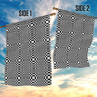 Black White Filipino Binakol Motifs Garden Flag Mabuhay Philippines Festival Kusikus Pattern LT14 - Polynesian Pride