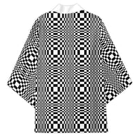 Black White Filipino Binakol Motifs Kimono Mabuhay Philippines Festival Kusikus Pattern LT14 - Polynesian Pride
