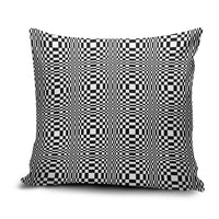 Black White Filipino Binakol Motifs Pillow Cover Mabuhay Philippines Festival Kusikus Pattern LT14 Black - Polynesian Pride