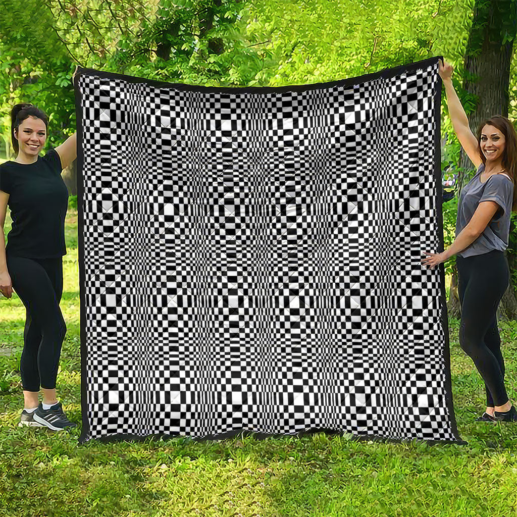 Black White Filipino Binakol Motifs Quilt Mabuhay Philippines Festival Kusikus Pattern LT14 - Polynesian Pride