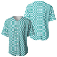 Cyan Filipino Binakol Motifs Baseball Jersey Mabuhay Philippines Festival Kusikus Pattern LT14 - Polynesian Pride