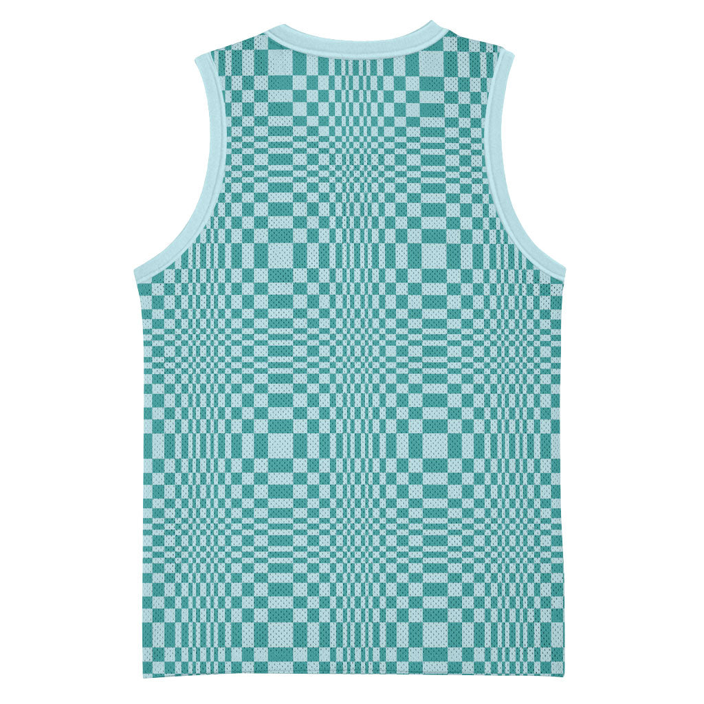 Cyan Filipino Binakol Motifs Basketball Jersey Mabuhay Philippines Festival Kusikus Pattern LT14 - Polynesian Pride