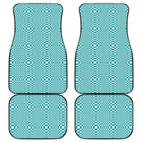 Cyan Filipino Binakol Motifs Car Mats Mabuhay Philippines Festival Kusikus Pattern LT14 - Polynesian Pride