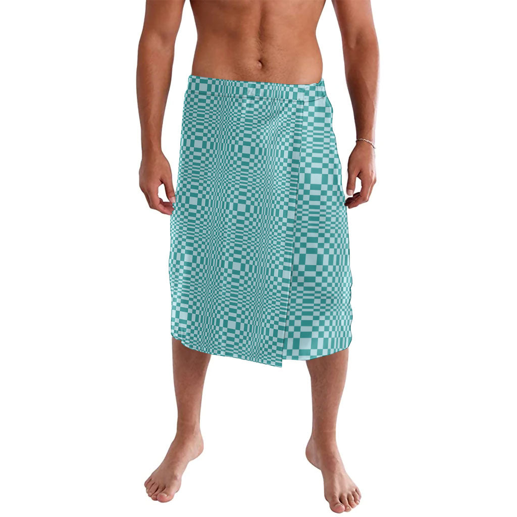 Cyan Filipino Binakol Motifs Lavalava Mabuhay Philippines Festival Kusikus Pattern LT14 Cyan - Polynesian Pride