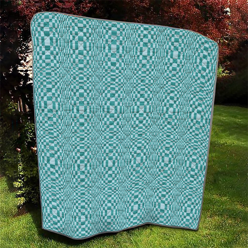 Cyan Filipino Binakol Motifs Quilt Mabuhay Philippines Festival Kusikus Pattern LT14 - Polynesian Pride