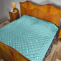 Cyan Filipino Binakol Motifs Quilt Mabuhay Philippines Festival Kusikus Pattern LT14 - Polynesian Pride