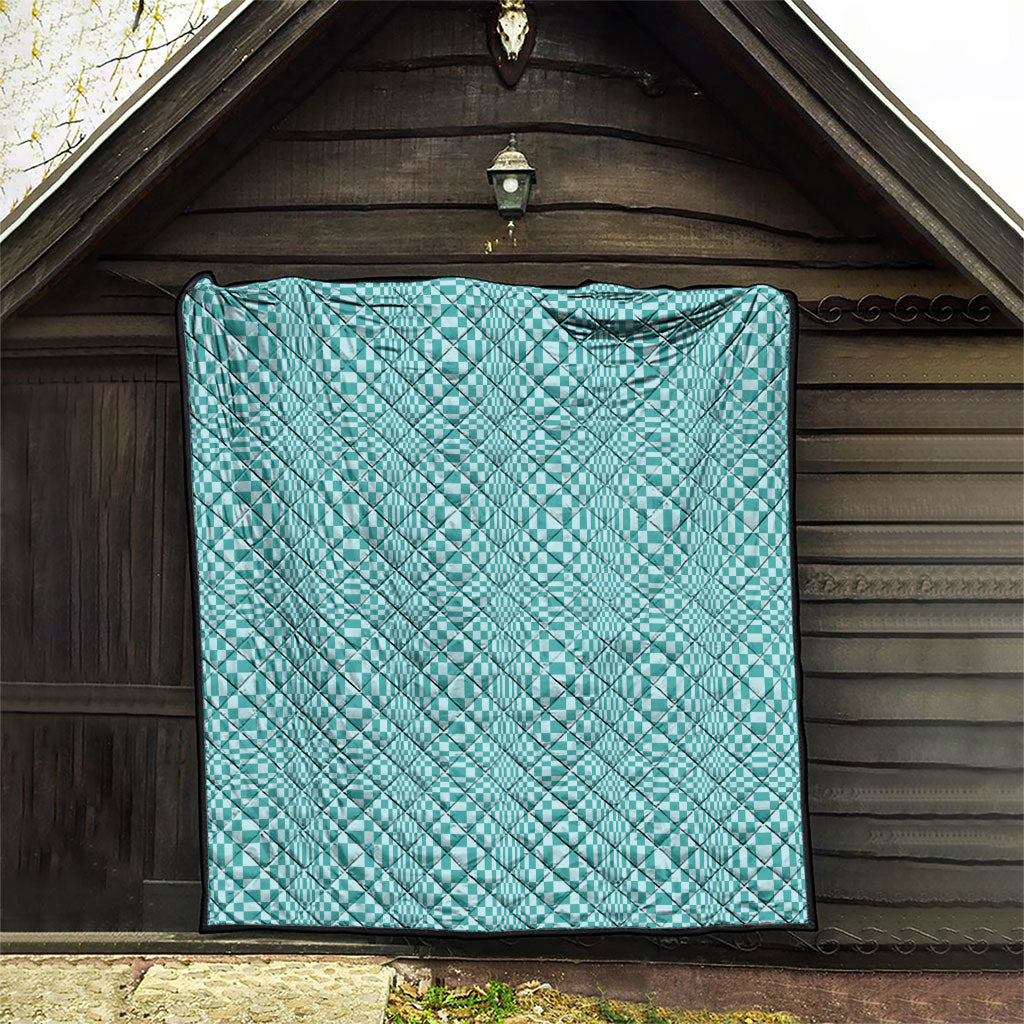 Cyan Filipino Binakol Motifs Quilt Mabuhay Philippines Festival Kusikus Pattern LT14 - Polynesian Pride