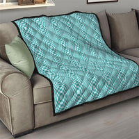 Cyan Filipino Binakol Motifs Quilt Mabuhay Philippines Festival Kusikus Pattern LT14 - Polynesian Pride