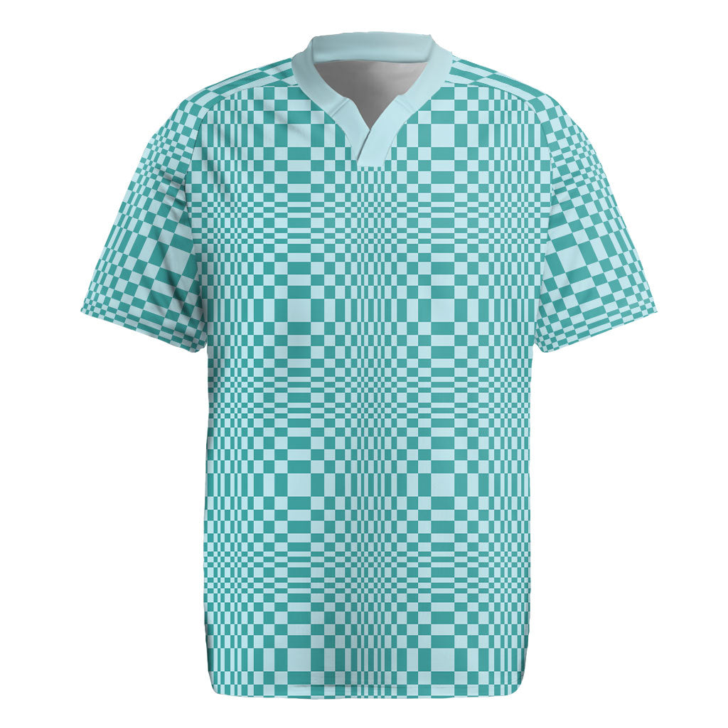 Cyan Filipino Binakol Motifs Rugby Jersey Mabuhay Philippines Festival Kusikus Pattern LT14 Cyan - Polynesian Pride
