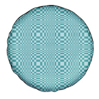 Cyan Filipino Binakol Motifs Spare Tire Cover Mabuhay Philippines Festival Kusikus Pattern LT14 - Polynesian Pride