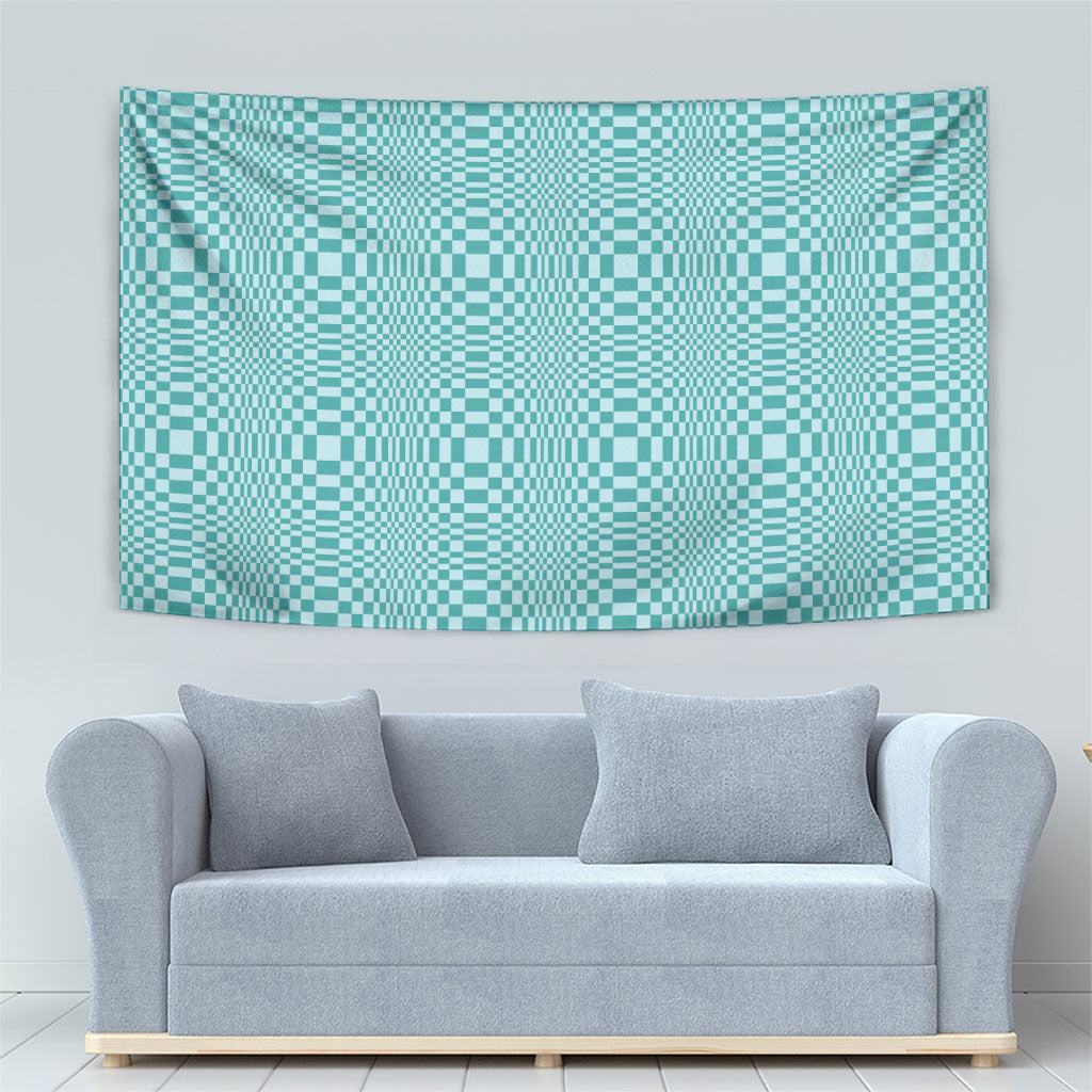 Cyan Filipino Binakol Motifs Tapestry Mabuhay Philippines Festival Kusikus Pattern LT14 - Polynesian Pride