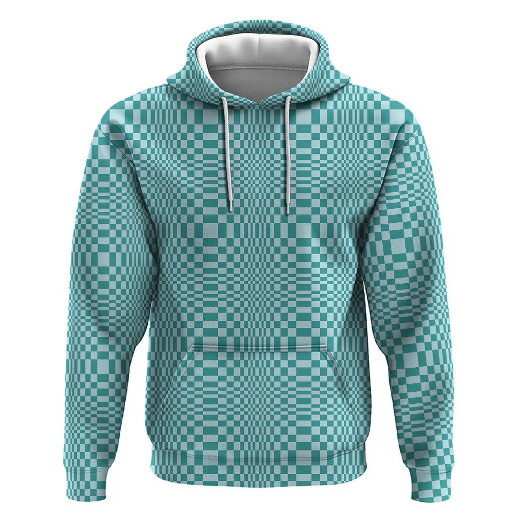 Cyan Filipino Binakol Motifs Zip Hoodie Mabuhay Philippines Festival Kusikus Pattern LT14 Pullover Hoodie Cyan - Polynesian Pride