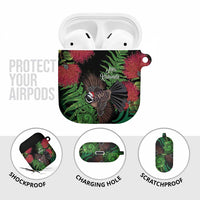 Meri Kirihimete New Zealand AirPods Case Piwakawaka Koru Fern Mix Pohutukawa LT14 - Polynesian Pride