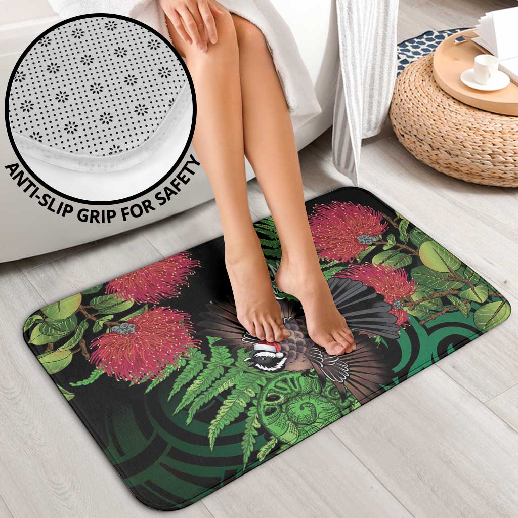 Meri Kirihimete New Zealand Bathroom Set Piwakawaka Koru Fern Mix Pohutukawa LT14 - Polynesian Pride