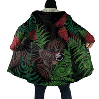 Meri Kirihimete New Zealand Cloak Piwakawaka Koru Fern Mix Pohutukawa LT14 - Polynesian Pride