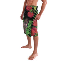 Meri Kirihimete New Zealand Lavalava Piwakawaka Koru Fern Mix Pohutukawa LT14 - Polynesian Pride