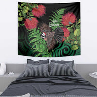 Meri Kirihimete New Zealand Tapestry Piwakawaka Koru Fern Mix Pohutukawa LT14 - Polynesian Pride