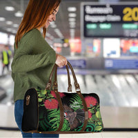 Meri Kirihimete New Zealand Travel Bag Piwakawaka Koru Fern Mix Pohutukawa LT14 - Polynesian Pride