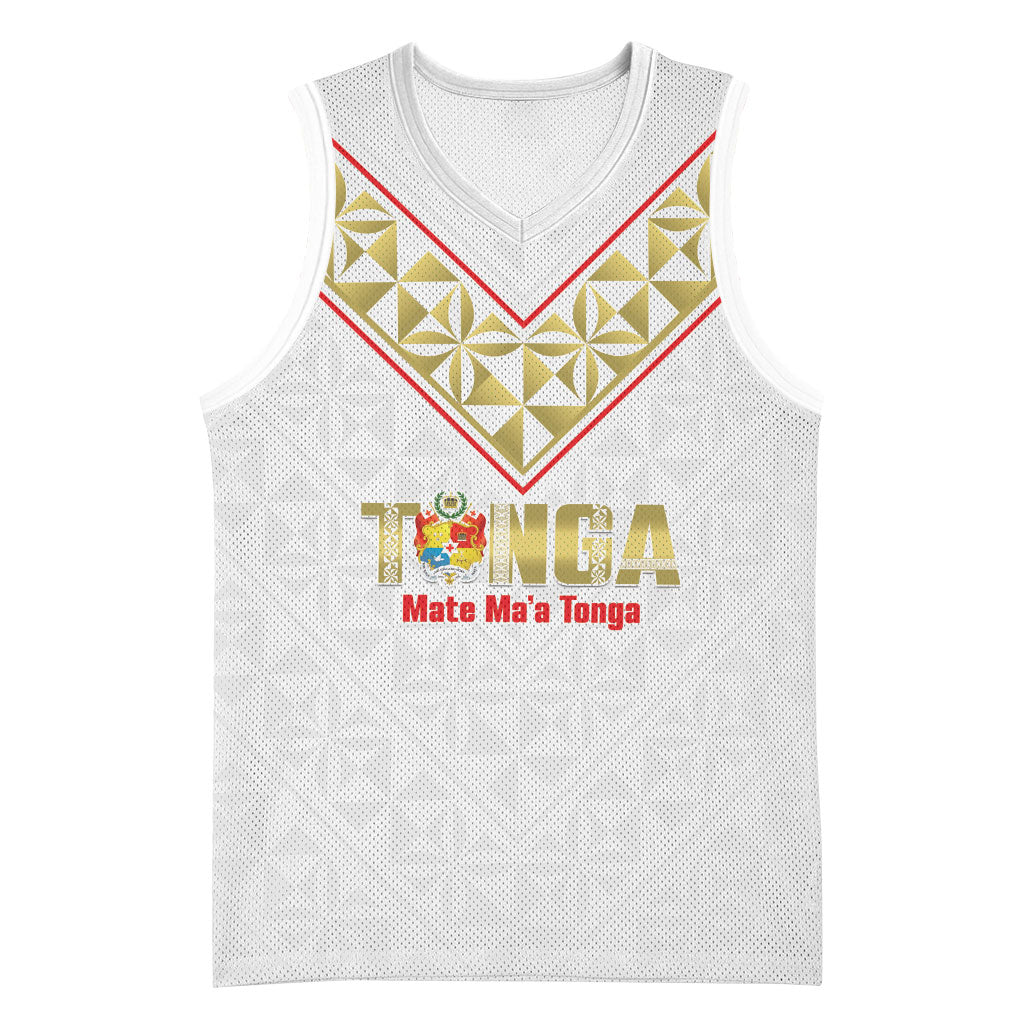Mate Maa Tonga Rugby Custom Basketball Jersey 2026 Tongan Ngatu Pattern