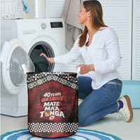 Mate Maa Tonga Rugby 2026 Laundry Basket 40 Years Anniversary One Legacy LT14 - Polynesian Pride