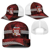 Mate Maa Tonga Rugby 2026 Baseball Net Cap 40 Years Anniversary One Legacy LT14 - Polynesian Pride