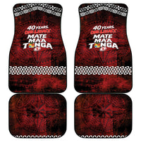 Mate Maa Tonga Rugby 2026 Car Mats 40 Years Anniversary One Legacy