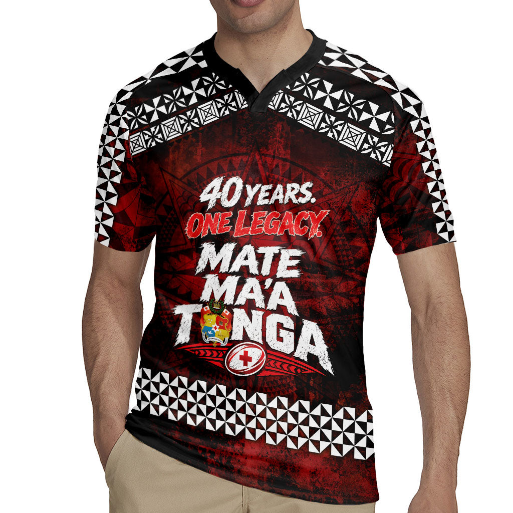Mate Maa Tonga Rugby 2026 Rugby Jersey 40 Years Anniversary One Legacy LT14 - Polynesian Pride